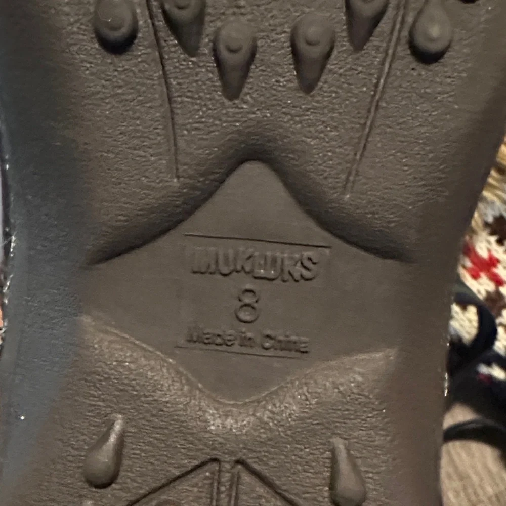 Muk Luks Brown Patterned Winter Boots - Picture 2 of 4